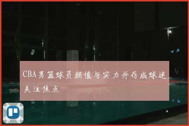 CBA男篮球员颜值与实力并存成球迷关注焦点